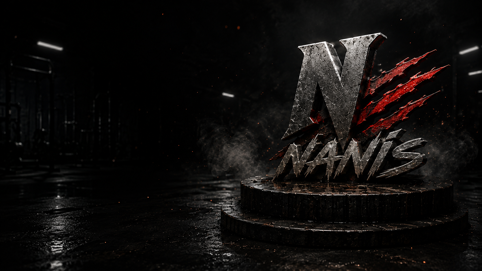 Logo metálico NANIS